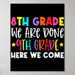 Poster Graduation 9e année Nous venons