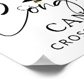 Poster Graduation Bienvenue 3 Photos Script Félicitations (Coin)