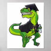 Poster Graduation Cl De 2025 Dinosaur Dinosaure T-rex Gra (Devant)