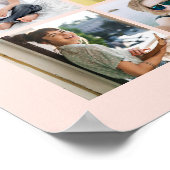 Poster Graduation Congrats 23 Photo Collage Blush & Gold (Coin)