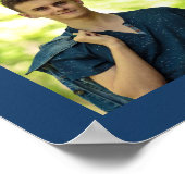 Poster Graduation Congrats 42 Photo Collage Blue Gold (Coin)