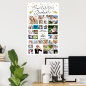 Poster Graduation Congrats Grad 35 Photo Collage (Bureau à domicile)