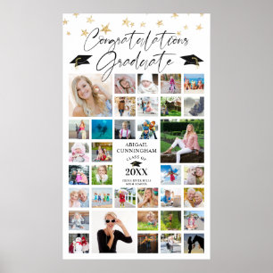 Poster Graduation Congrats Grad 35e année Photo Collage S