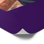 Poster Graduation Custom Photo Félicitations Diplômé (Coin)