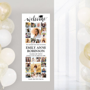 Poster Graduation imprimable Accueil Collage photo modern