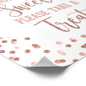 Poster Graduation is Sweet Please Take a Treat Sign Rose (Coin)