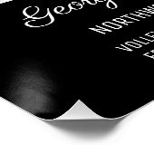 Poster Graduation Keepsaké Photo moderne Collage Classy B (Coin)