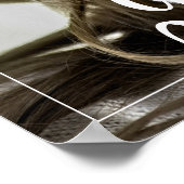 Poster Graduation minimale en noir et blanc (Coin)