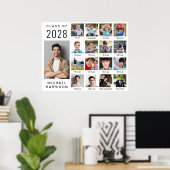 Poster Graduation moderne 17 Photo Collage (Bureau à domicile)