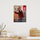 Poster Graduation Moderne 2025 Script photo Grad Party (Cuisine)