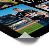 Poster Graduation Party 19 Photo Display Brush Typographi (Coin)