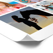 Poster Graduation Party 55 Photo Collage Couleur personna (Coin)