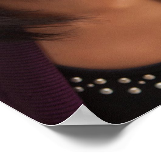 Poster Graduation party rose or blush étoiles photo 2025 (Coin)