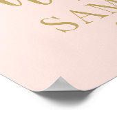 Poster Graduation Party Welcome 3 Photo Blush Pink & Gold (Coin)