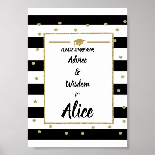 Poster GRADUATion signe Conseils et sagesse (Devant)