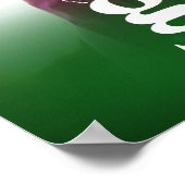 Poster Graduation verte Photo Audacieuse Typographie Mini (Coin)