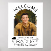 Poster Graduation Welcome Arch Photo Félicats Diplômés (Devant)