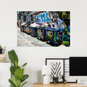 Poster Graffiti (Bureau à domicile)