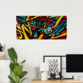 Poster Graffiti (Bureau à domicile)