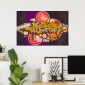 Poster Graffiti (Bureau à domicile)