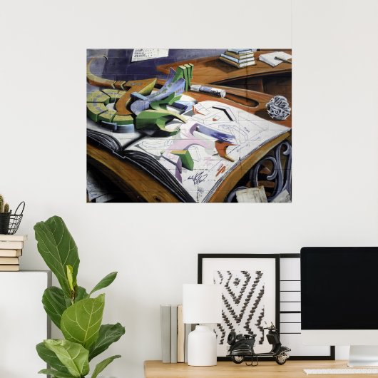 POSTER GRAFFITI (Bureau à domicile)