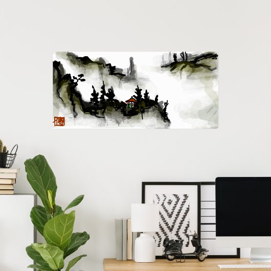 Poster Graffiti (Bureau à domicile)