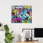 Poster Graffiti (Bureau à domicile)