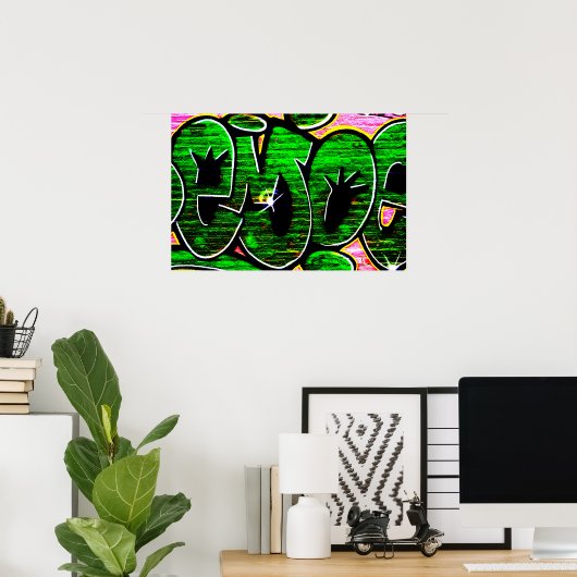 Poster Graffiti 18 wapcna (Bureau à domicile)