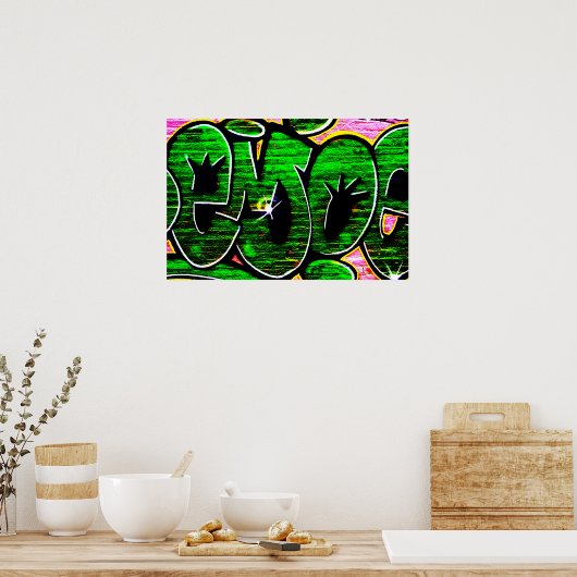 Poster Graffiti 18 wapcna (Cuisine)