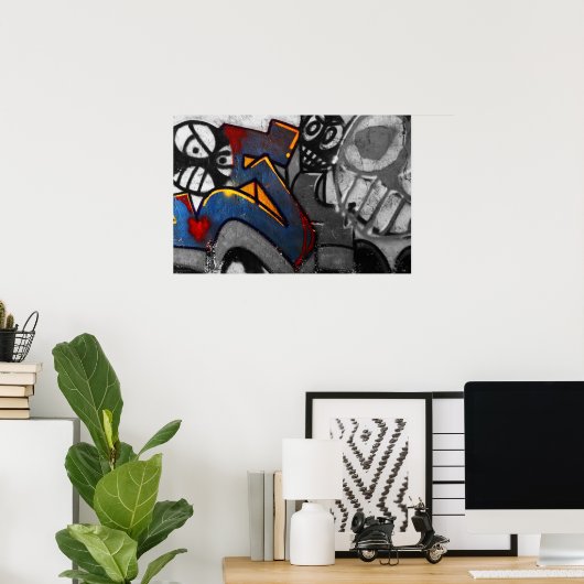 Poster Graffiti 1 wapcna (Bureau à domicile)