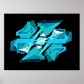 Poster Graffiti 3D (Devant)