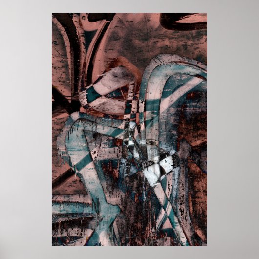 Poster graffiti Abstrait (Devant)