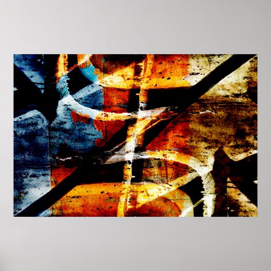 Poster graffiti Abstrait (Devant)