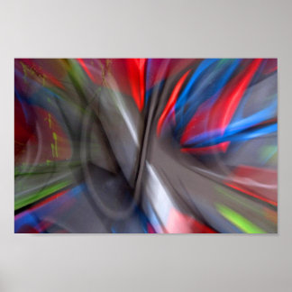Poster Graffiti Abstrait