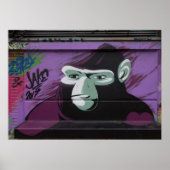 Poster Graffiti Ape (Devant)
