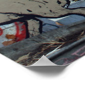 Poster Graffiti, Berlin, Allemagne (Coin)