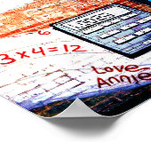 Poster Graffiti Bibliothèque murale (Coin)