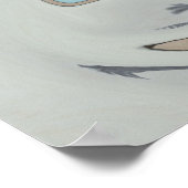 Poster graffiti bleu (Coin)