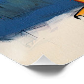 Poster Graffiti Chien Dachshund 02 - Leonardo Abbacchio (Coin)