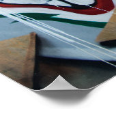 Poster Graffiti crâne de Bangkok (Coin)