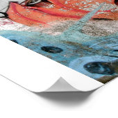 Poster Graffiti Crayon Face (Coin)