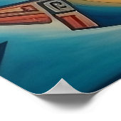 Poster Graffiti culinaire ART - Une fusion de l'art et de (Coin)