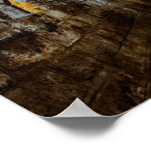 Poster Graffiti dans l'affiche du tunnel ferroviaire vide (Coin)