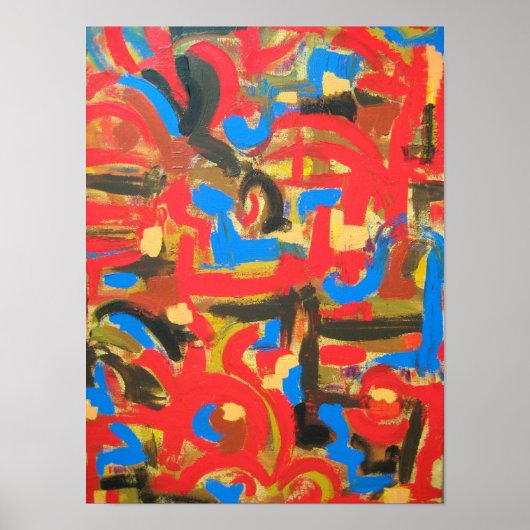 Poster Graffiti Dans L'Art Abstrait-Attique (Devant)