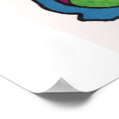 Poster graffiti de liberté (Coin)