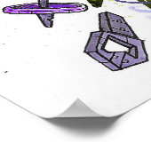 Poster Graffiti de pirates informatiques (Coin)