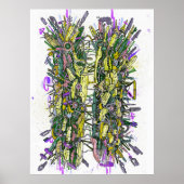 Poster Graffiti de pirates informatiques (Devant)