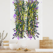 Poster Graffiti de pirates informatiques (Cuisine)