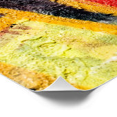 Poster graffiti de planète (Coin)