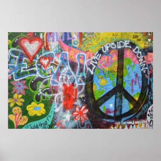 Poster Graffiti de Prague (Devant)